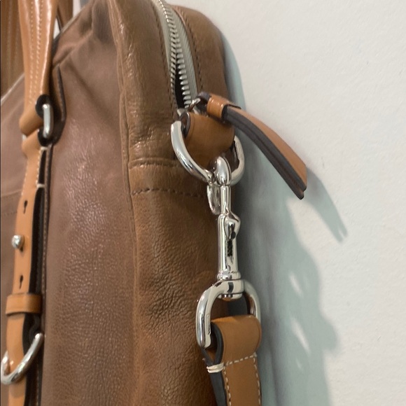 Coach Brown Leather Messenger Bag - Picture 7 of 15